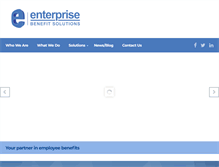 Tablet Screenshot of enterprisebenefits.com